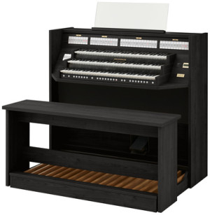 Johannus Studio 360, Charcoal Black Charcoal Black con panca coordinata