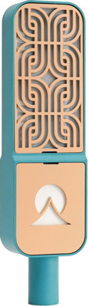 Ohma World Motif Condenser Teal & Apricot verde smeraldo