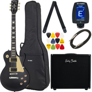 Harley Benton SC-400 SBK DNAFX Amp20 Set Satin Black