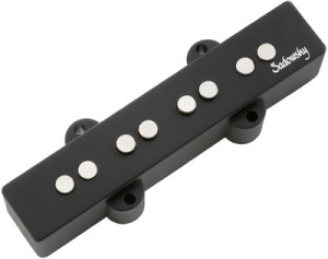 MetroExpress J-Style Pickup B noir avec logo Sadowsky argenté