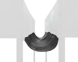 Thomann Pop-Up Tent Rain Gutter Black