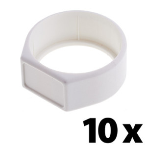 Neutrik XCR Ring White 10x White