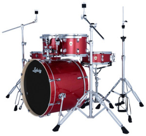 "Ludwig Evolution 22"" Crimson Sparkle Crimson Sparkle"