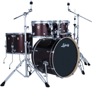 "Ludwig Evolution 22"" 6pc Caramel Spkl Caramel Sparkle"