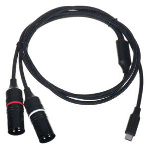 DAP-Audio FL115 USB-C to 2x XLR/M 1.5m Negro