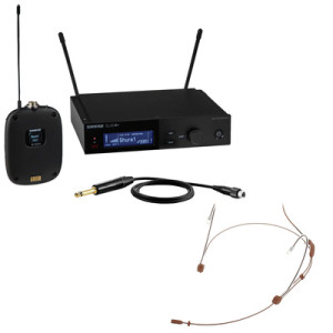 Shure SLXD14+E G65 Headmike - O BN marrone