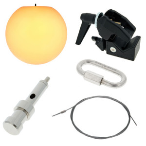 Varytec LED Ball BAT 30 RGBW Bundle