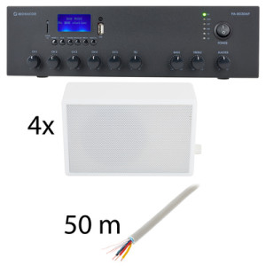MONACOR PA-803DAP 4 room bundle bianco
