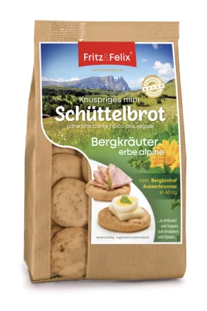 Südtiroler Mini Schüttelbrot mit Bergkräutern (125g) (125g)