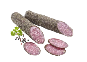 Pfeffersalami, luftgetrocknete Salami mit Pfefferkruste (2 Stück )