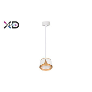 Lampa sufitowa x1 GX53 biała+złota (XD-IK257W) - Xudo
