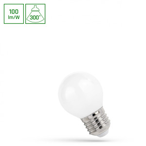 LED KULKA E-27 230V 4W COG WW MILKY SPECTRUM (WOJ+14074) - Spectrum LED