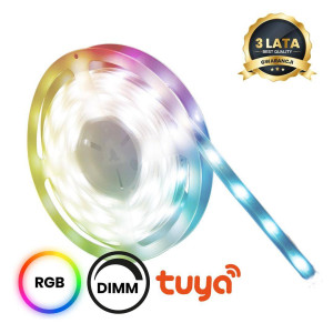 Zestaw LED RGB Wi-FI 3m Smart Tuya IP65 + CCT + Dim 12V (EKSM7689) - Eko-Light
