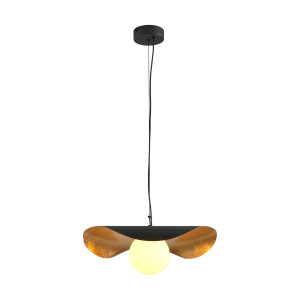 Lampa wisząca ENZO czarno złota 40 cm (ST-F22020601-D40 black) - Step into Design