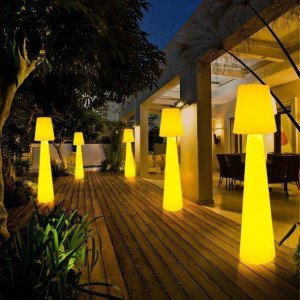 Lampa ogrodowa stojąca GARDENA L LED RGBW 16 kolorów 150 cm (ES-DC006) - Step into Design