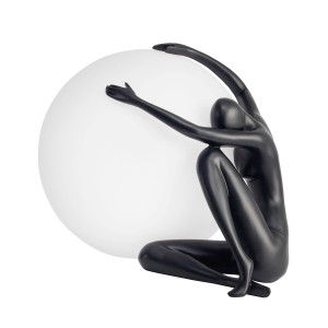 Lampa stołowa WOMAN-1 czarna 47 cm (ST-6020-A black) - Step into Design