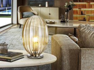 Ovila lampa stołowa (752671) - Schuller