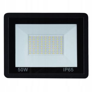 NAŚWIETLACZ HALOGEN BEZ CZUJNIKA CZARNY 50W B.ZIMNA - Syntron