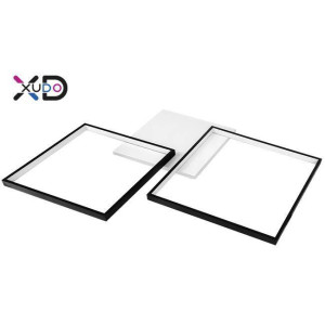 Lampa sufitowa z pilotem LED 57W 79x58cm czarny CCT (XD-LA102) - Xudo
