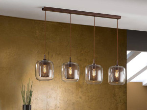 Fox Ściemnialna lampa wisząca 4L (653422) - Schuller