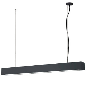 Lampa wisząca IBROS duża CCT IP20 czarna (LP-7001/1P 20 BK-93 24 CCT) - Light Prestige
