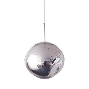 Lampa wisząca GLAM L srebrna 38 cm (MP-1239-380 chrome) - Step into Design