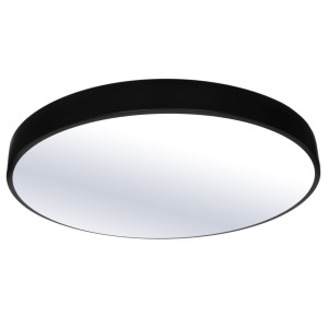 Plafon Natynkowy LED 50cm Okrągły BB02 50W 3000K Czarny - DomenoLED