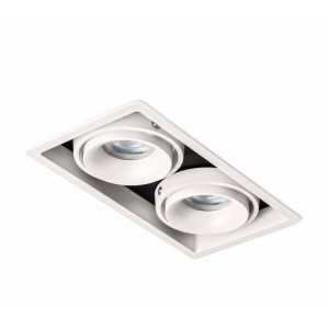 Oprawa LED FASHION 2-GU10 White&Black IP20 (03369W/B) - ZARlight