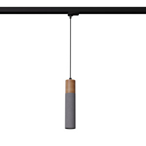 Lampa wisząca na szynie ZANE szara GU10 #B (MYL.00424) - Make Your Light
