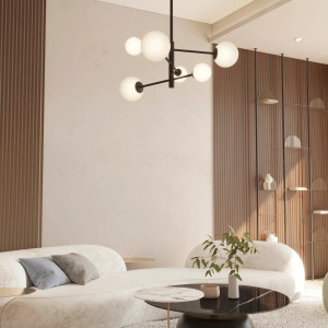 Lampa Sufitowa Bolti 6xG9 czarna (PLC0103-BK) - Yaskr