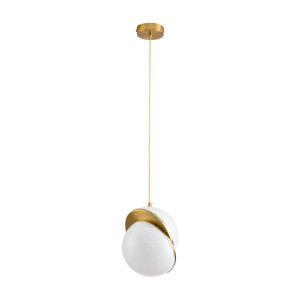Lampa wisząca ORBITA biało złota 20 cm (DP0067-200) - Step into Design