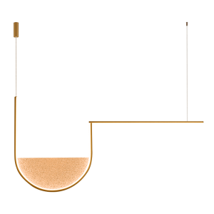 PENDANT LED LIGHT 35W 3000K,4000K GOLD-CHAMPAGNE (23171 Zambelis) - Zambelis