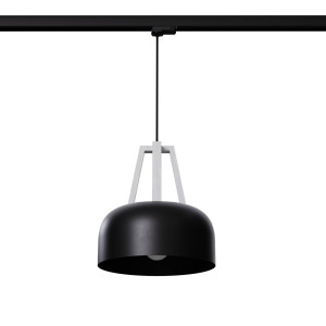 Lampa wisząca na szynie CASCO czarna/biała E27 4000K 7,5W 690lm (MYL.00198) - Make Your Light
