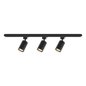 Zestaw Oprawa Tiger Track Czarny 3xGU10 1m (ML2126) - Milagro