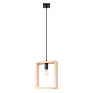 Lampa wisząca ARIES naturalne drewno (SL.1310) - Sollux Lighting