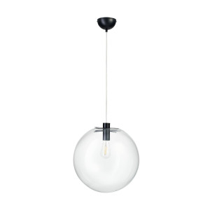 Lampa wisząca TONDA czarna 40 cm (ST-8722P-XL black) - Step into Design