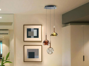 Charlize lampa wisząca 3L (312011) - Schuller