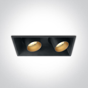 SKITI 2 wpust regulowany czarny (51211C/B/W) - One Light