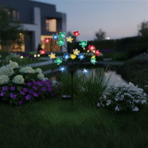 Lampka Solarna Tree 84cm RGB+3000K IP44 (EKO2497) - Eko-Light