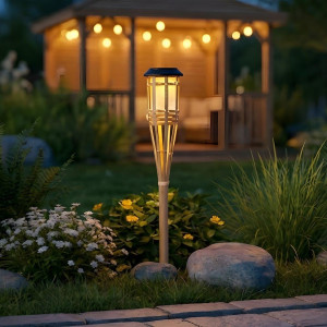 Lampka Solarna Bamboo 1800K IP44 (EKO2503) - Eko-Light