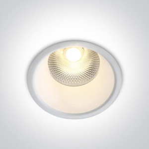 ALEKTORA 2 wpust stały biały (10115FD/W/W) - One Light