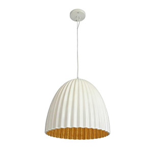 Lampa wisząca Elva 50 cm biały (LP-0809/1P WH) - Light Prestige