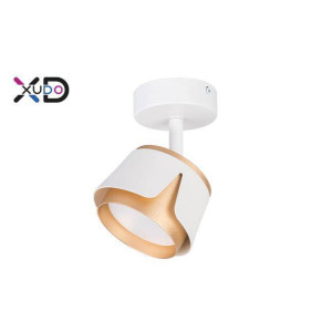 Kinkiet GX53 LED x1 biały+złoty (XD-IK281W) - Xudo