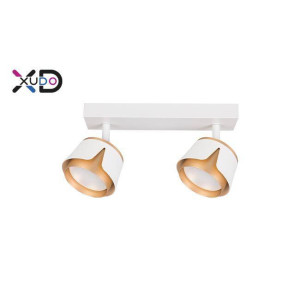 Kinkiet GX53 LED x2 biały+złoty (XD-IK282W) - Xudo