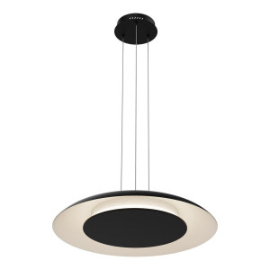 Lampa wisząca Piattino Czarny 30W LED 3000K-4000k-6000K (ML1814) - Milagro