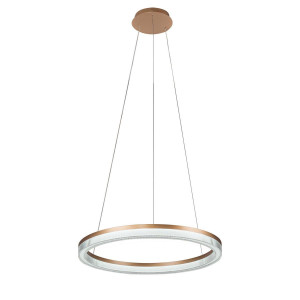 Lampa wisząca Midway Cristal mała (LP-033/1P S GD Cristal Triangle) - Light Prestige