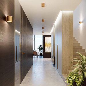 Kinkiet ORBIS 1 złoty (SL.1181) - Sollux Lighting