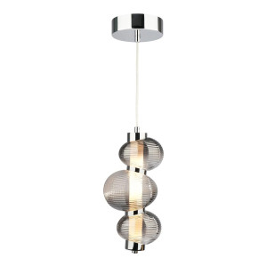 Lampa wisząca BOLLA SMOKED 12W LED (ML1425) - Milagro