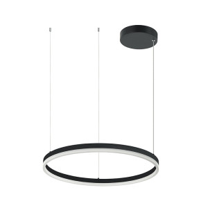 LED PENDANT LIGHT 42W 3000K ALUMINUM & ACRYLIC DIMMABLE DOWN LIGHT BLACK (20260 Zambelis) - Zambelis