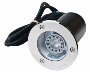 Lampa najazdowa i dogruntowa RENA 1550 STAINLESS STEEL LED Gu10 5,5W 3000K EEI G Norlys